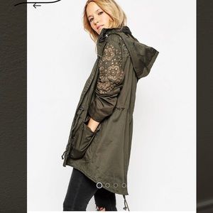 ASOS Embellished parka